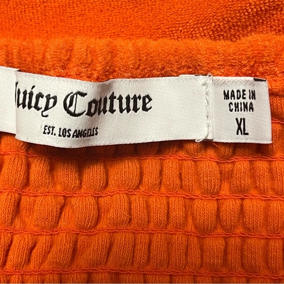JUICY COUTURE terrycloth halter crop top women’s size XL - Picture 11 of 13